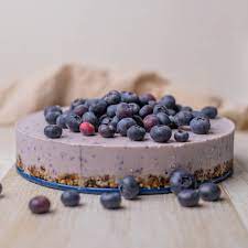 Raw blueberry cheesecake de groene zusjes