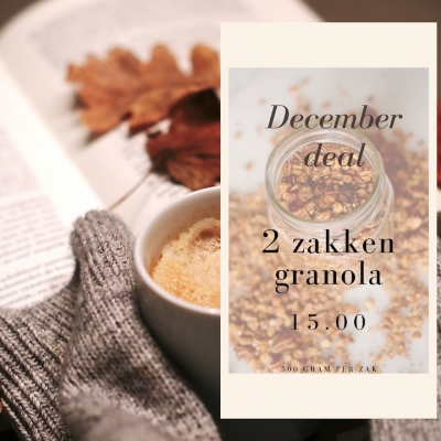 December deal granola de groene zusjes